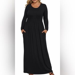 🆕Plus Size Maxi Dress with Pockets 1X-5X